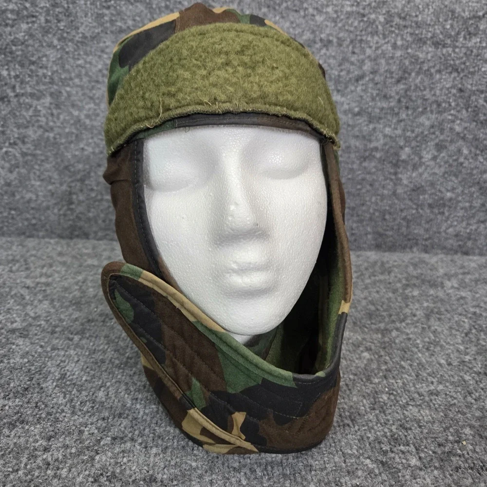 VtG‎ Military Cap 7 Cold Weather Insulated Helmet Liner Woodland Camo Army